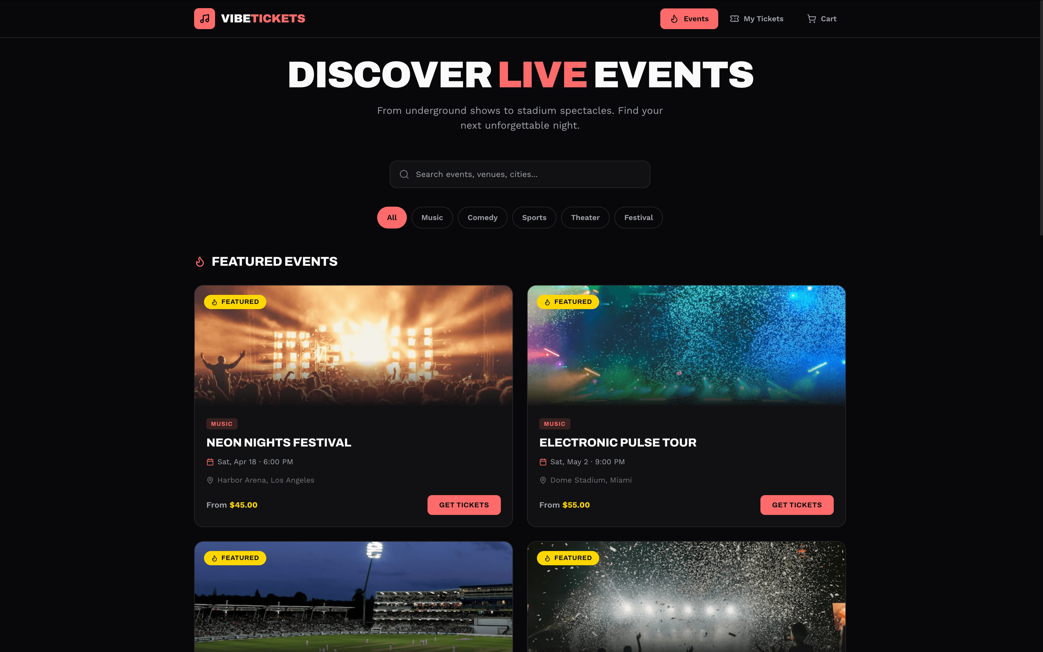 Vibe Tickets
